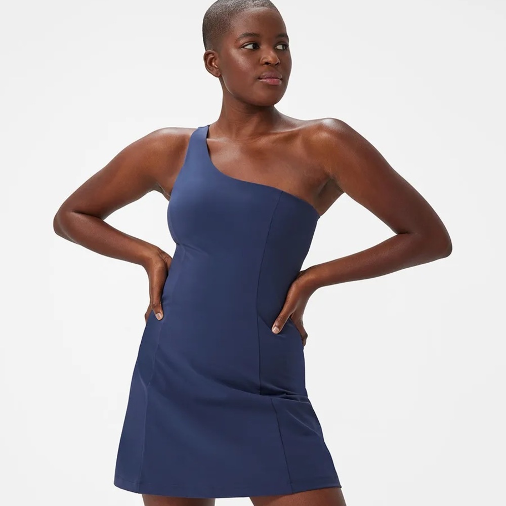 Outdoor Voices One Shoulder Dress - Unlined